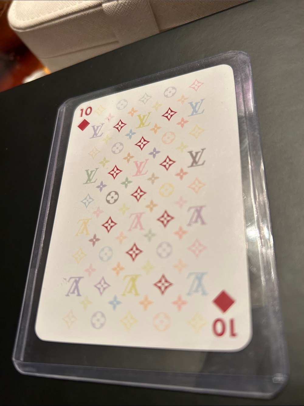 Louis Vuitton Murakami - Number Ten of Diamonds Playing Card